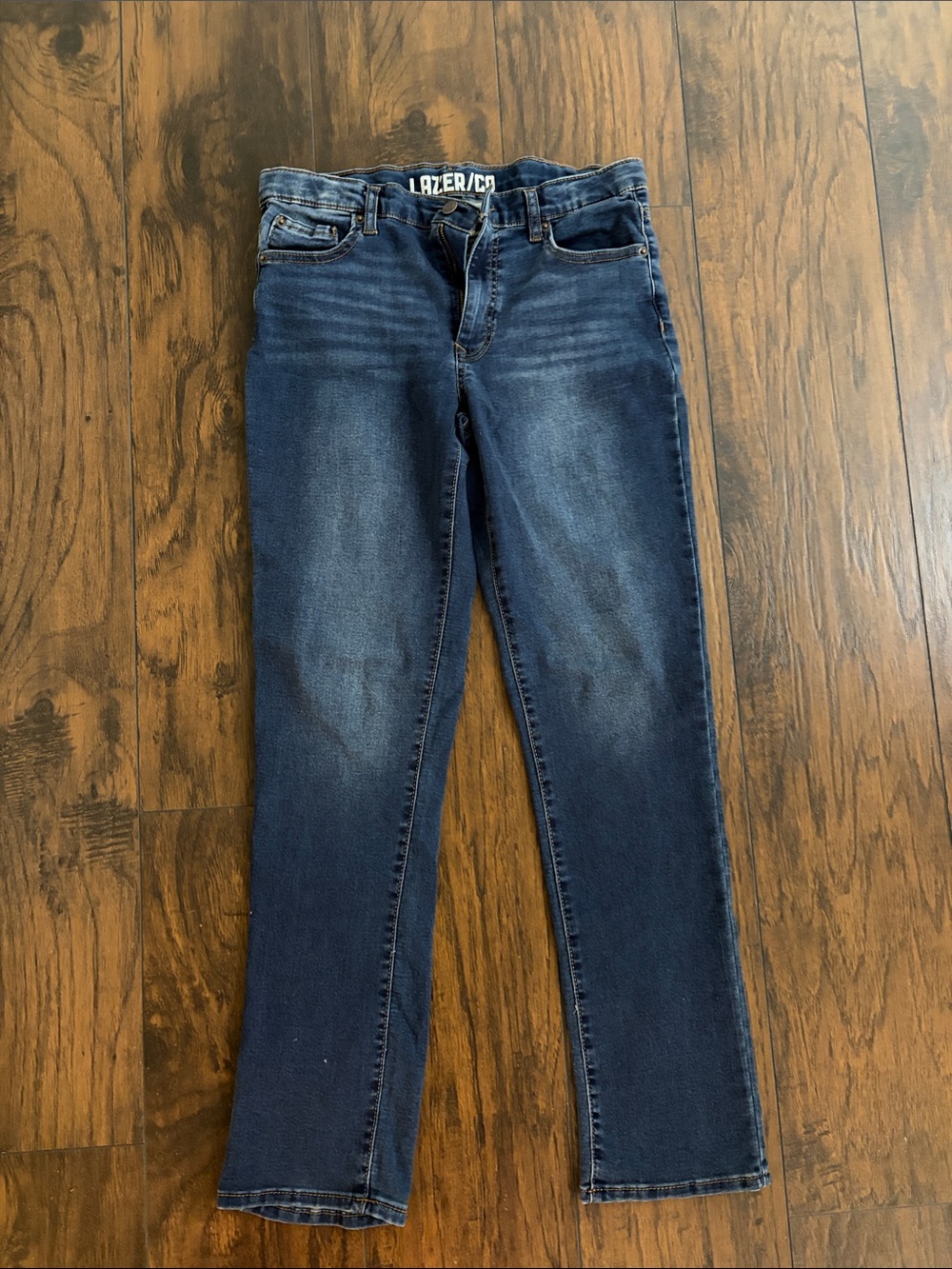 Girls Laser/Co Dark Blue Slim Fit Stretch Jeans
